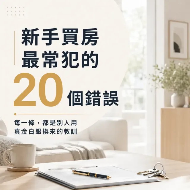 多花了50萬才知道的事:新手買房最常犯的20個錯誤 封面